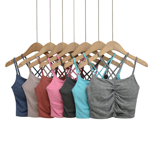 Removable chest cushion sports vest