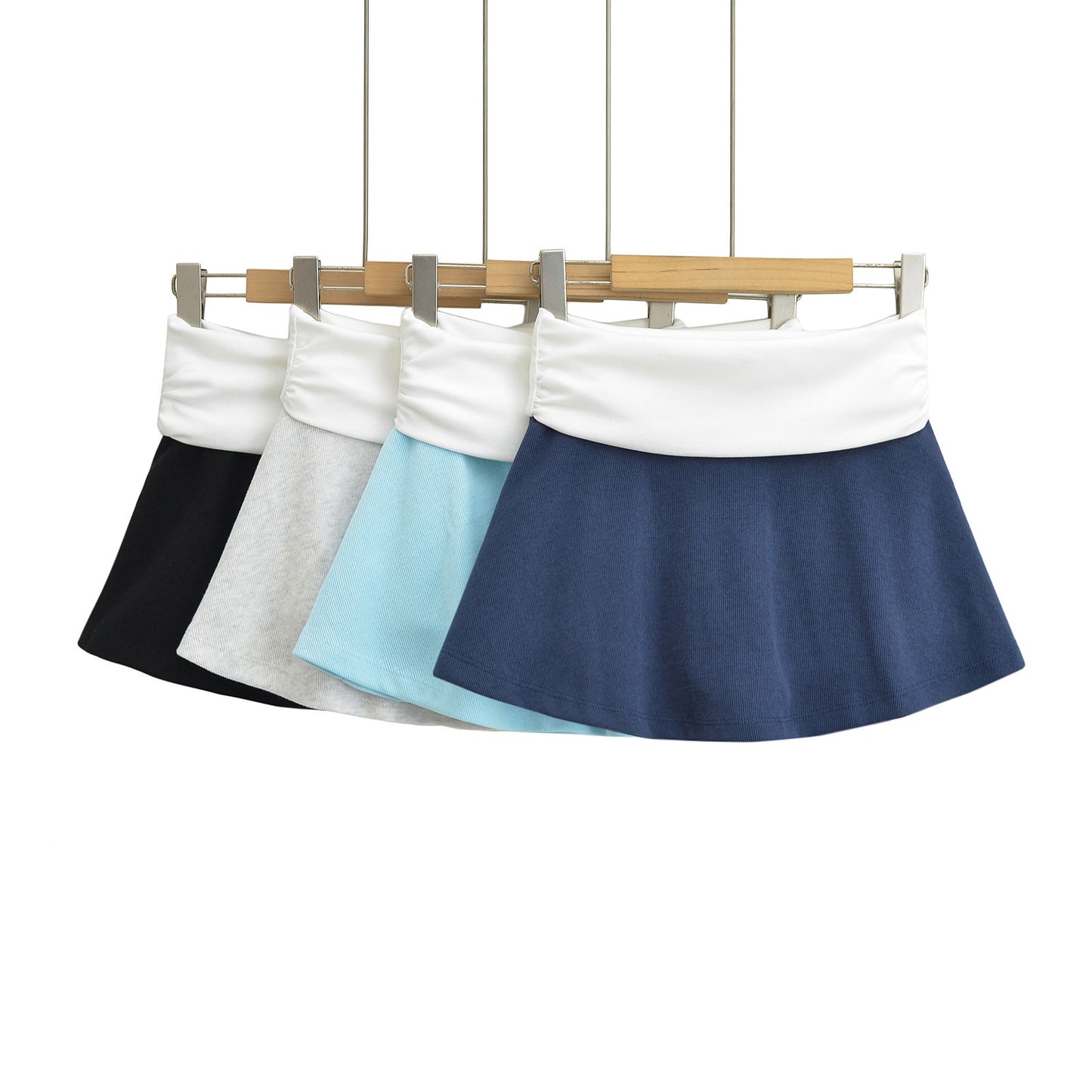 High waisted sports tennis skirt