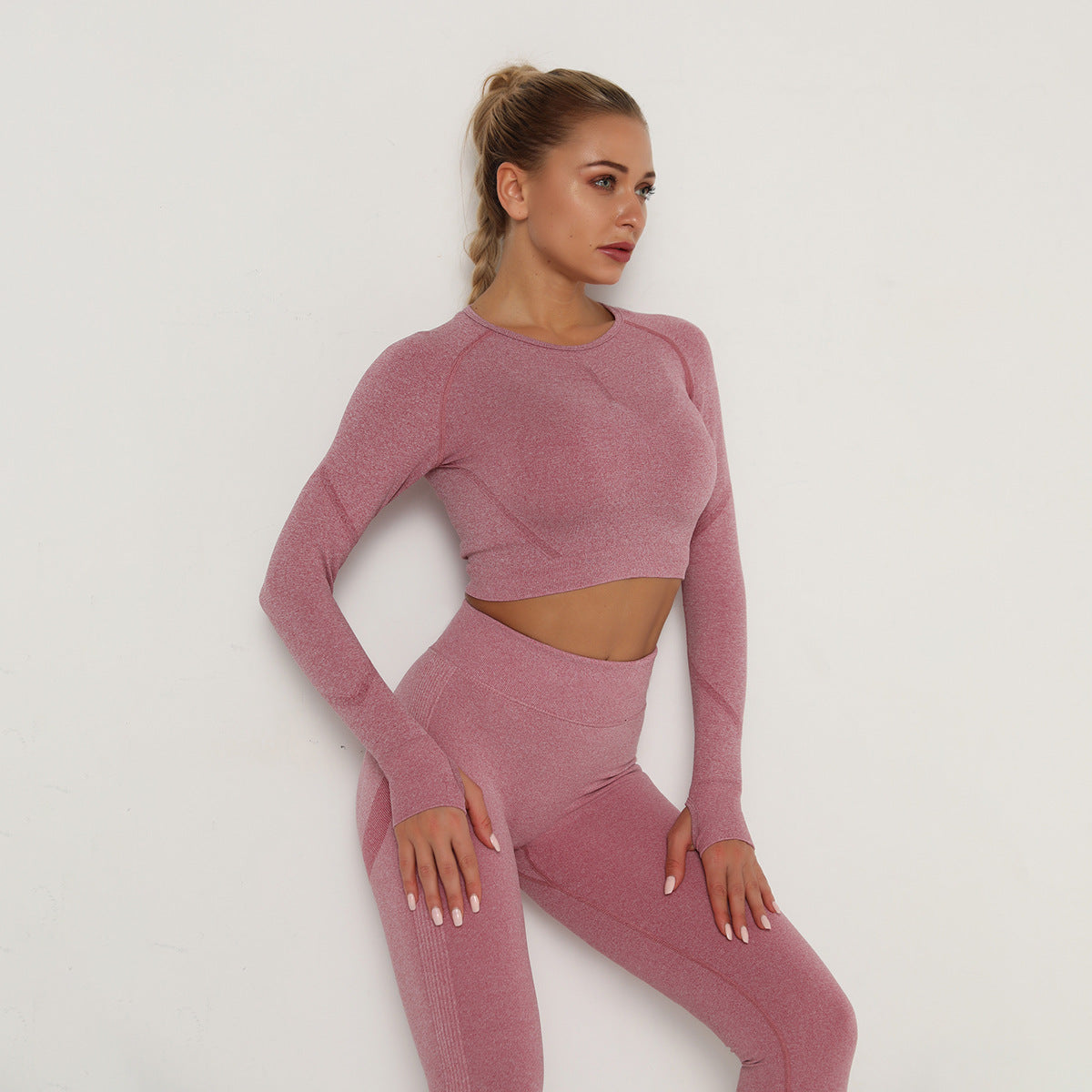Yoga Clothing Set Sports Suit Women Sportswear Sports Outfit Fitness Set Athletic Wear Gym Seamless Workout Clothes For Women